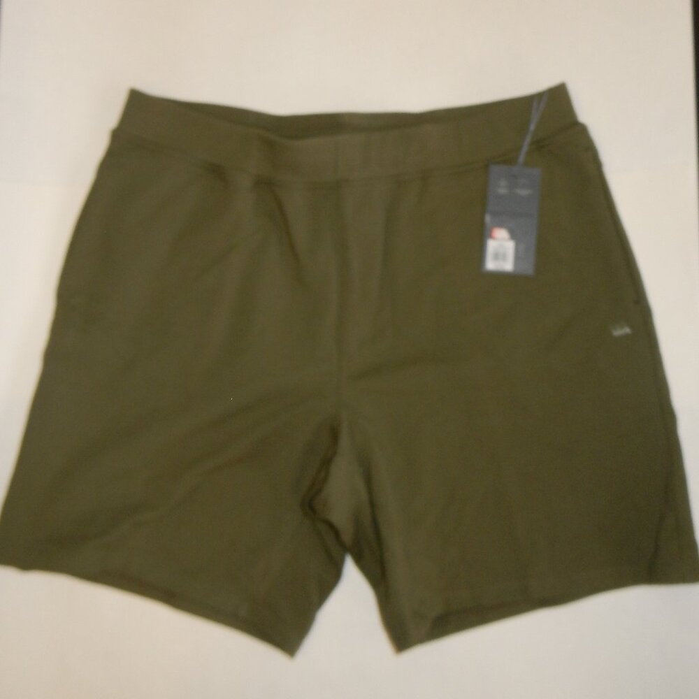 VRST Mens Compact French Terry Olive Green Short XL NWT